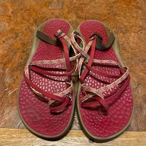 Chaco Fantasia Cycloid Scale Multicolor Slip-on Sandals